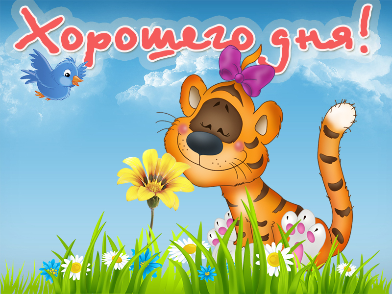 Тигруша желает хорошего дня!