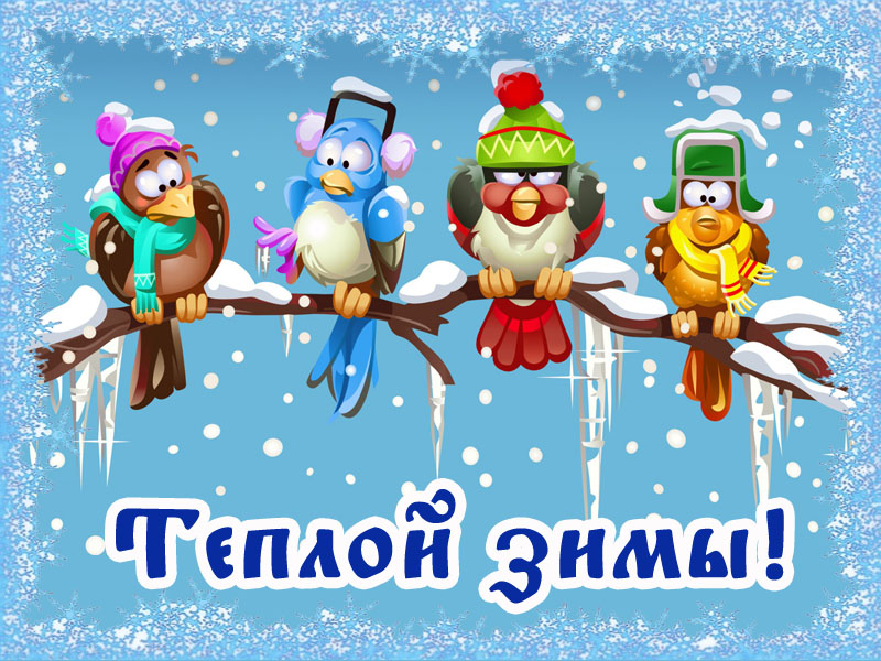 Теплой зимы!