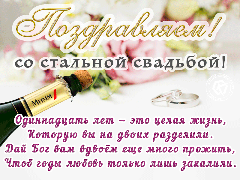 11 лет свадьбы: стальная