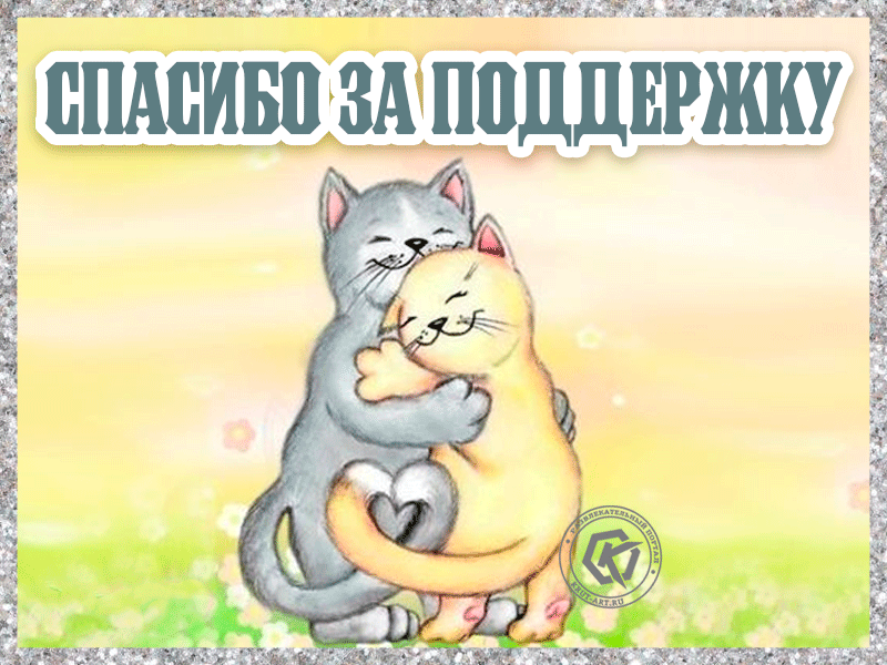 Спасибо за поддержку картинка