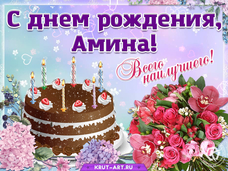 С днем рождения, Амина