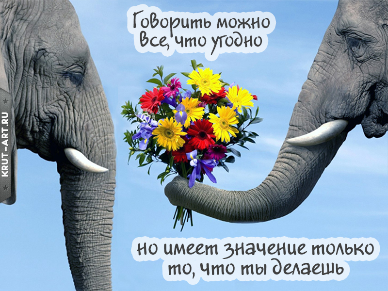 Имеет значение только то, что ты делаешь