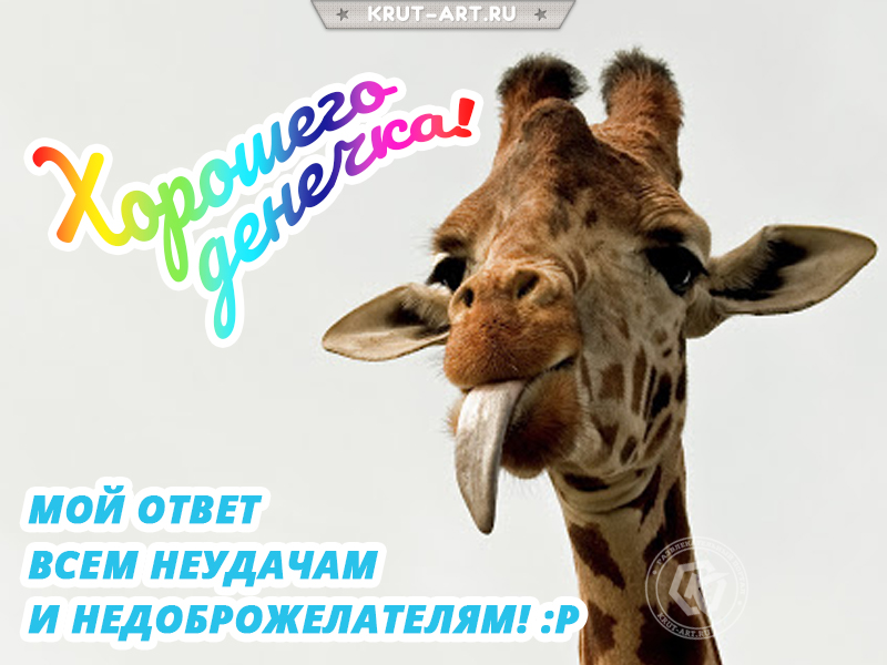 Смешная картинка хорошего денечка