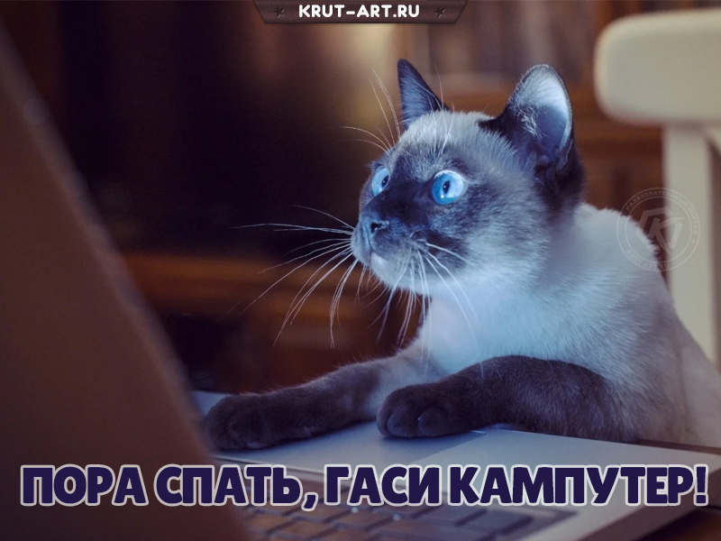 Пора спать, гаси кампутер!