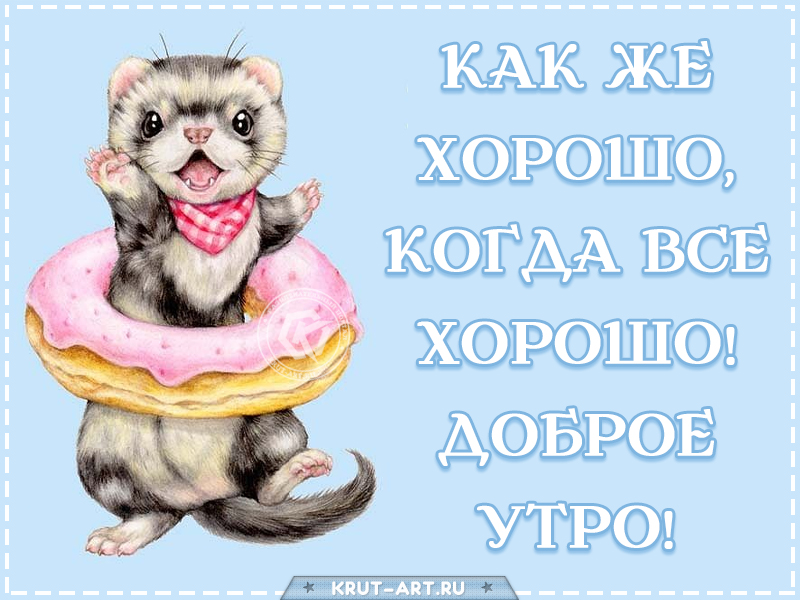 Прикольное пожелание доброго утра