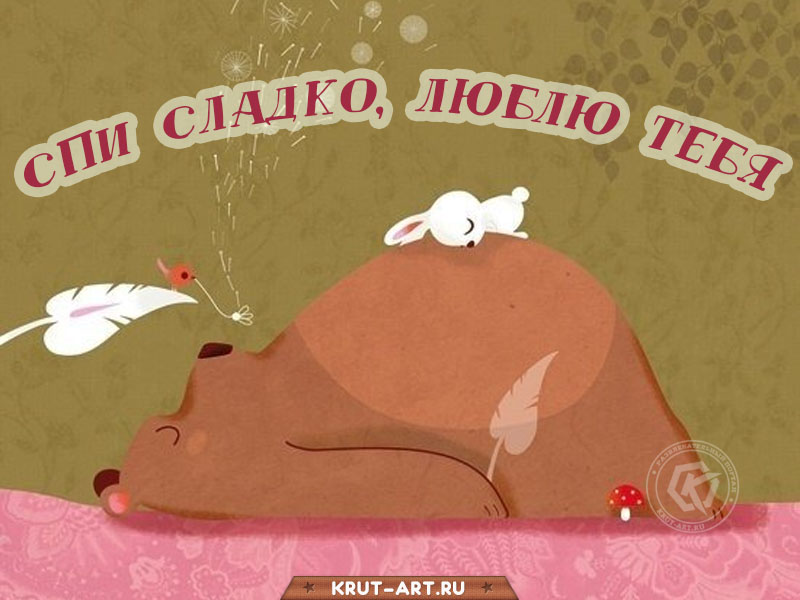 Спи сладко, люблю тебя