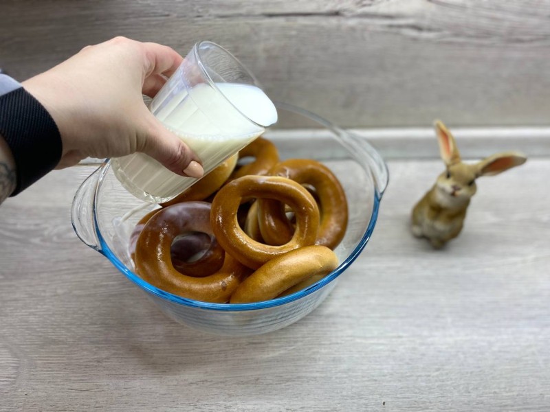 Фаршированные баранки - деликатес. Шаг 1 Фаршированные баранки - деликатес. Шаг 1