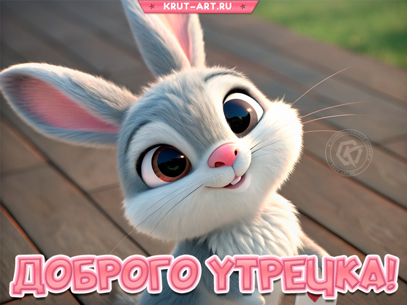 Доброго утречка от зайчика!
