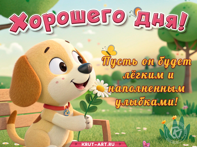 Хорошего дня! Света, тепла и улыбок сегодня!