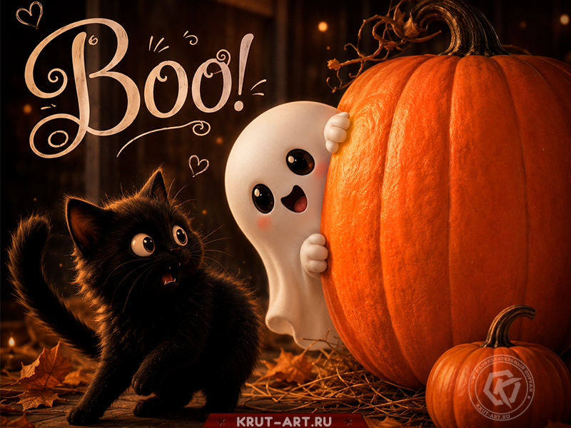 Boo! 👻🐱