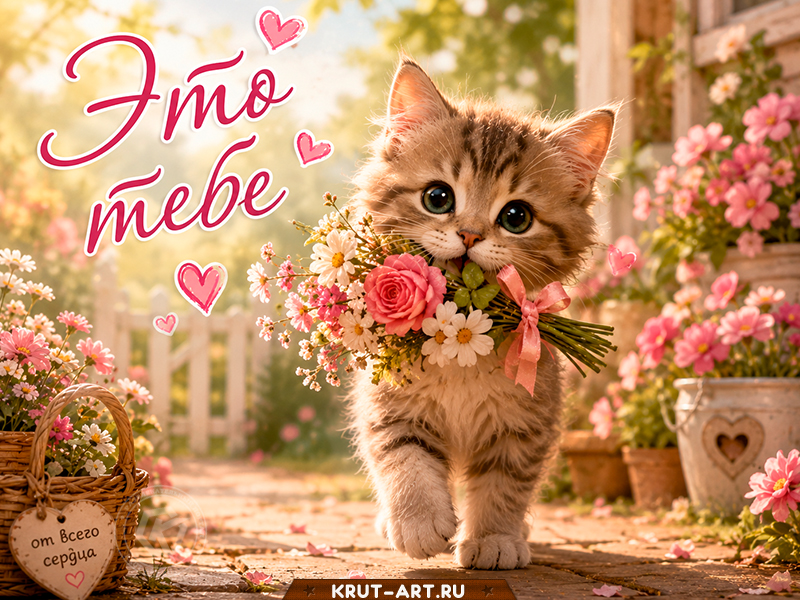 Для тебя, от всего сердца! 💐