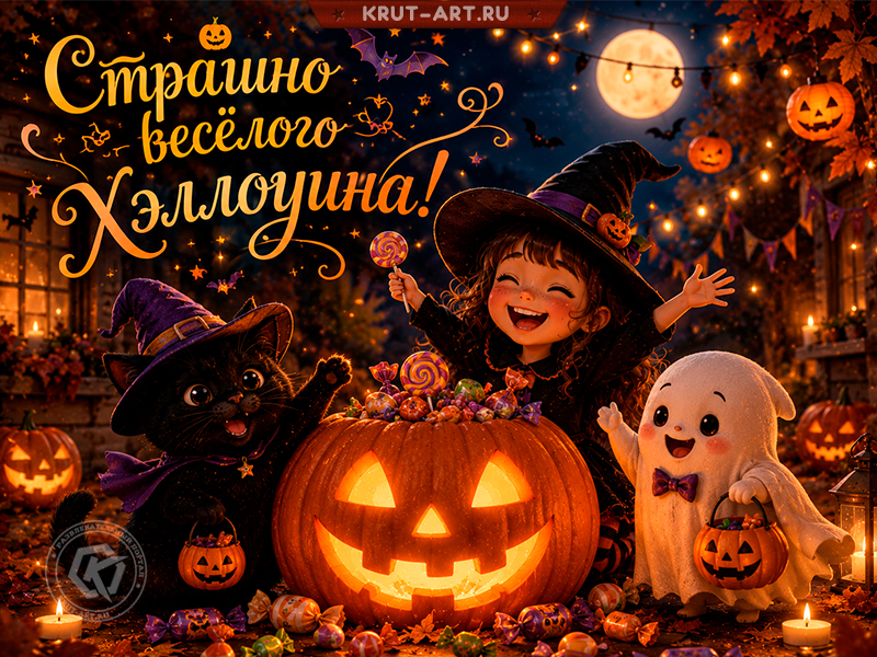 Страшно весёлого Хэллоуина! 🎃👻